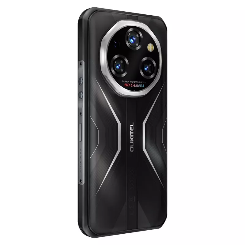 Nutitelefon Oukitel WP55Pro 6,6-tolline 16 GB muutmälu 512 GB salvestusruum must