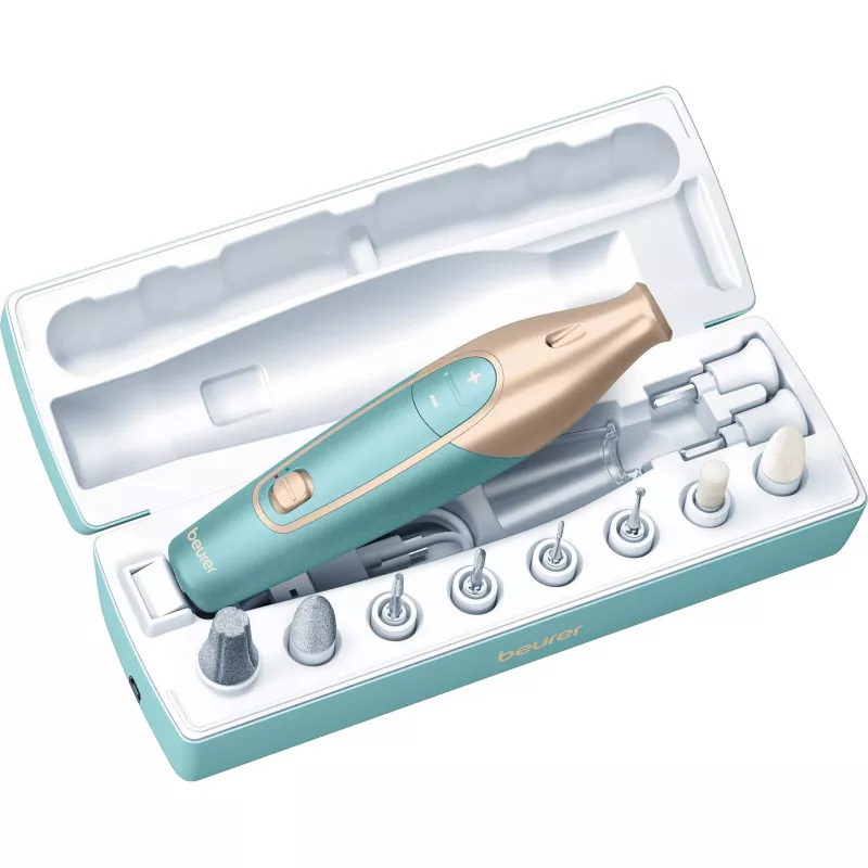 Beurer maniküüri-pediküüri komplekt MP 84 türkiissinine kuldne (570 02) BEURER02) BEURER 02) (570.02)
