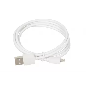 Laadija iBOX C-41 USB 2A, 1 USB-port, microUSB-kaabel, valge