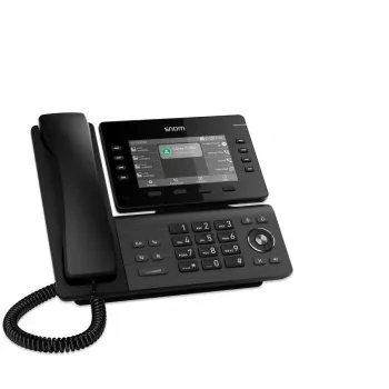 IP-telefon Snom D812 Must TFT 5-tolline ekraan Gigabit Ethernet