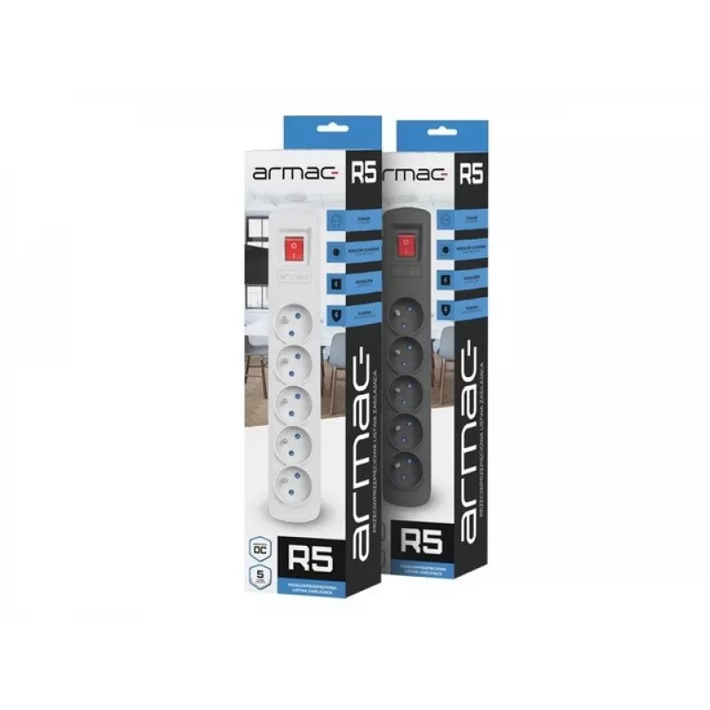 Pikendusjuhe ARMAC R5 1,5 m must — mudel R5/CZ/15 1,5 m juhtmega