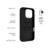 FIXED tagakaan Apple iPhone 17 Pro jaoks, vedelsilikoon, must, MagFlow
