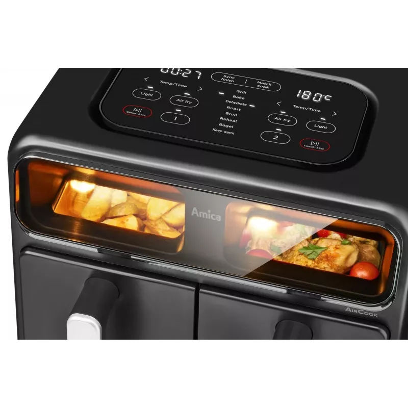 Õhufritter AMICA AFM7020 Must – võimsus 700 W, mahutavus 3,5 L
