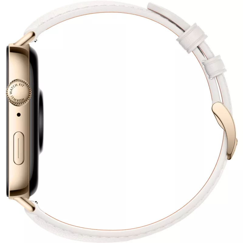 Watch Fit 3 (Solo-B19V), nutikell kuldne/valge, nahast kellarihm valge