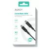 AUKEY CB-MCC102 USB-kaabel 1,8 m USB-C must 480 Gbit/s