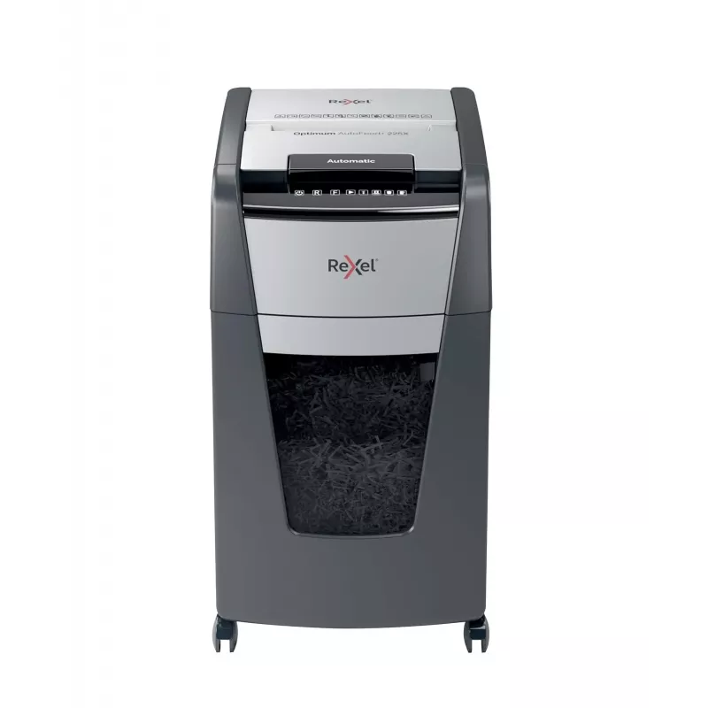 Rexel Optimum AutoFeed+ 225X automaatne ristlõikega paberipurustaja P4