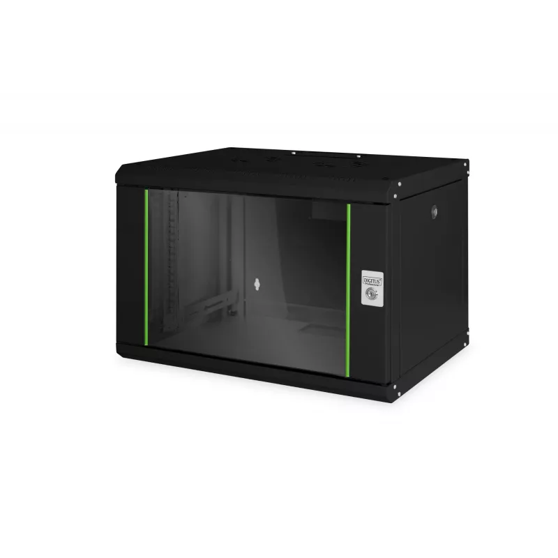 Seinale kinnitatav kapp Digitus DN-19 07-U-SW