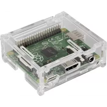 Korpus Joy-IT Raspberry Pi A+ jaoks läbipaistev RB-Casea+01 — kaitseümbris, läbipaistev plastik