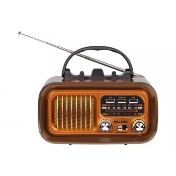 Kaasaskantav analoog AM/FM raadio RA16 päikesepatareiga