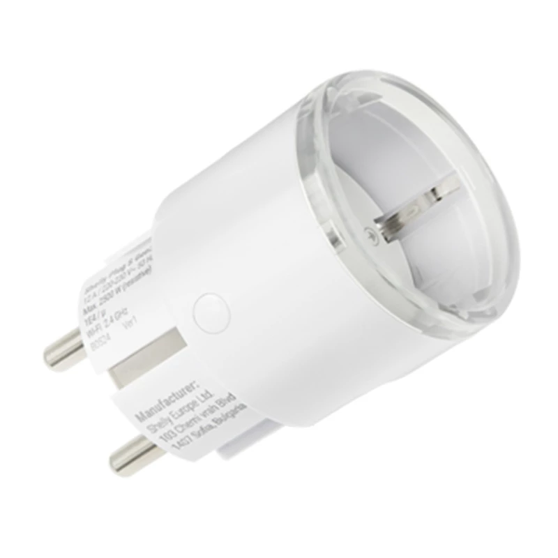Nutipistikute komplekt Shelly Plug S MTR Gen3 — 5 tk, 12A, valge