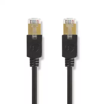 Nedis CCBW85210AT10 võrgukaabel Must 1 m Cat6 F/UTP