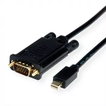 ROLINE 11.04.5975 Video kaabel-adapter 1 m Mini DisplayPort VGA (D-Sub) Must (11.04.5975)