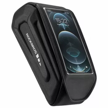 Rockbros jalgrattaraami kott 1,7 l, telefonitaskuga, must