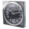 Seinakell Esperanza EHC013K Zurich must kvarts ovaalne 25 cm, alumiiniumraam, 4 cm paks