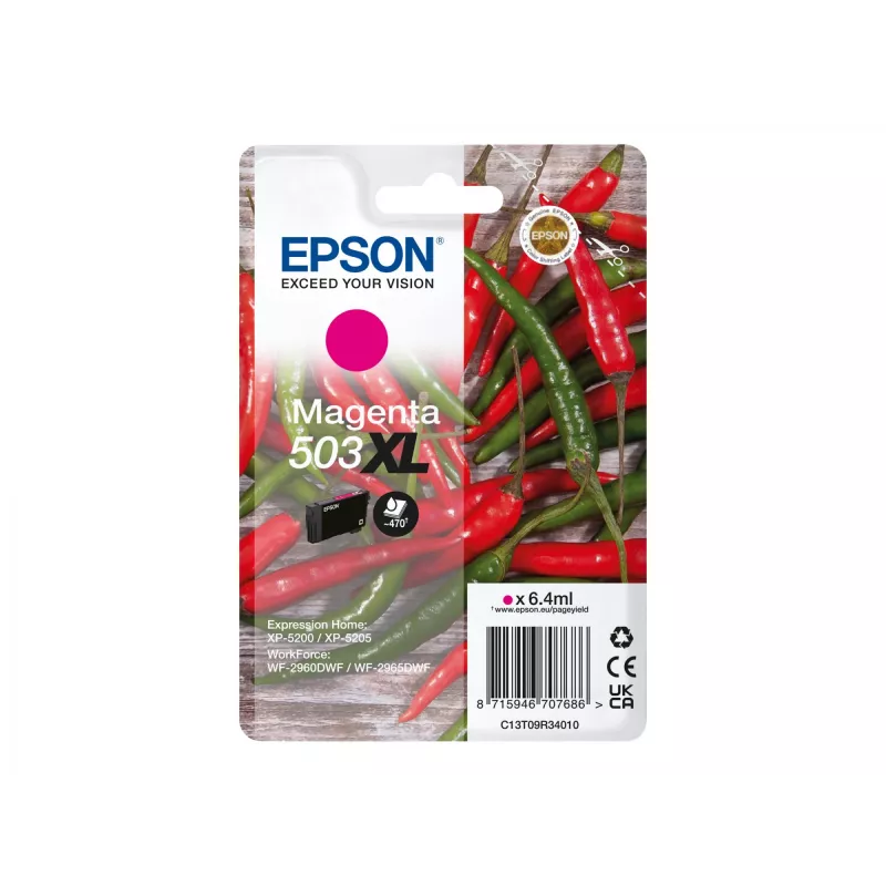Epson 503XL tindikassett 1 tk Originaal Kõrge (XL) tootlikkusega magenta
