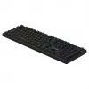 Mänguklaviatuur SAVIO STYX BROWN — mehaaniline Outemu Brown, QZERTY US International, RGB, USB, täissuuruses 104 klahvi, must