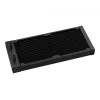 All-in-one vedelikjahuti DeepCool LS520S — 120 mm ventilaatorid, 500–2250 p/min, must, toetab LGA1700/AM5/TR4