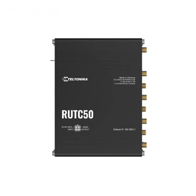 Teltonika RUTC50 traadita ruuter Gigabit Ethernet kaheribaline (2,4 GHz / 5 GHz) 5G must