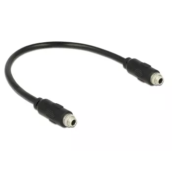 Helikaabel 3,5 mm DeLOCK 85115 0,25 m must