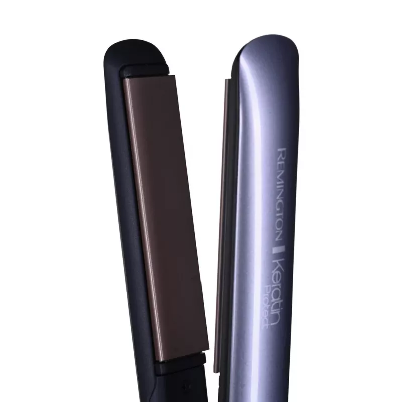 Sirgendusraud Remington S8598 Warm Must hall — keraamilised plaadid 11 cm, 5 kuumusastet, 160–230 °C, 3 m juhe, kandekott