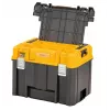 Tööriistakast DeWalt DWST83343-1 — alumiinium/plastik, veekindel, hingedega kaas, lukustatav, 1 sahtel, 440×333×323 mm