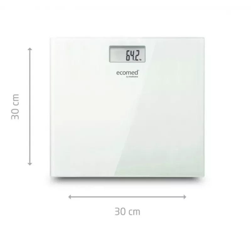 Ecomed by Medisana PS-72E isiklik kaal - 150 kg, klaasplatvorm, valge