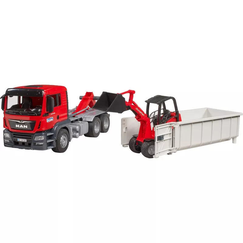 Veoauto ja roomikukomplekt BRUDER MAN TGS Truck Multivärviline