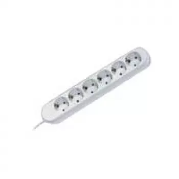 Toitepikendus Bachmann 381.246K 6 vahelduvvoolu pistikupesa Valge