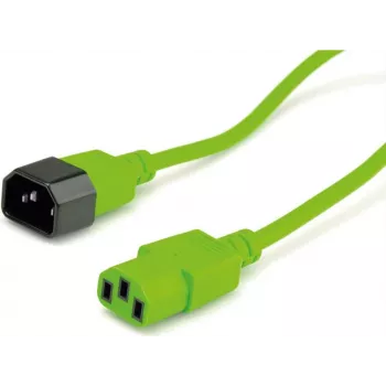 Roline - toitekaabel - IEC 60320 C14 emane IEC 60320 C13 emasele - AC 250 V - 10 A - 1,8 m - valatud - roheline