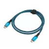 USB-C kaabel LANBERG CA-CMCM-45CU-0010-BK 1 m, 240W toide, 8K@60Hz video