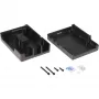 Alumiiniumkorpus Raspberry Pi 4 B-le (must (matt))