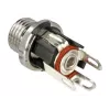 Juhtmepistik DeLOCK 89911 DC must nikkel
