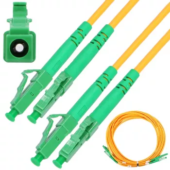 Fiiberoptiline patchcord Extralink LC/APC – LC/APC, single‑mode duplex 9/125 µm G.657.A1, 1 m