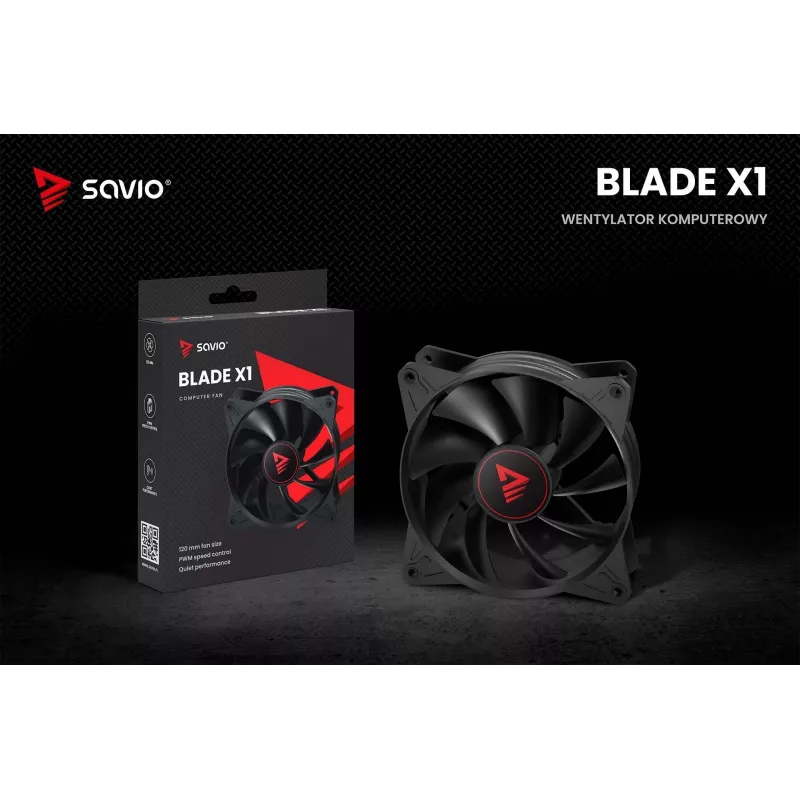 SAVIO SAVGBLADE 120mm PWM korpusventilaator