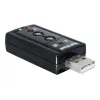 DeLOCK USB heliadapter 7.1 - helikaart - stereo - USB (61645)