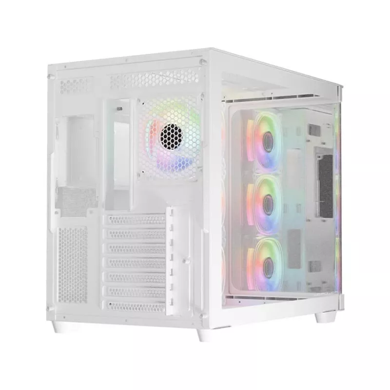 Arvutikorpus Midi LC-Power Gaming 8001W Pro-Storm Light, ATX, Must
