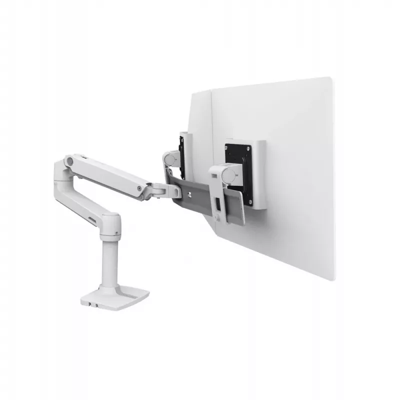 Lauakinnitus Ergotron LX seeria kahe otsese kuvari hoide 63,5 cm (25 tolli) valge