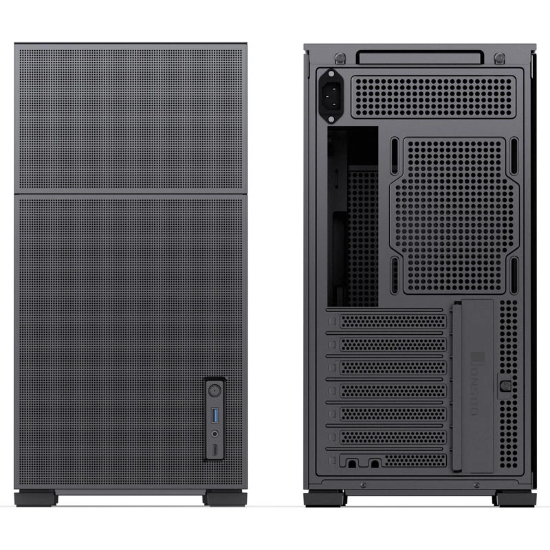 Jonsbo D41 Mesh Standard ATX PC korpus – must, karastatud klaas