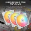 Jahutusventilaator CORSAIR RS120-R 120mm Valge ARGB 25mm paksus