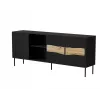 Cama INSERTO 3D1W kummut 190x40x80 must + LED