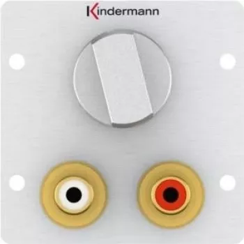 Pistikupesa 2 x RCA Kindermann 7444000518
