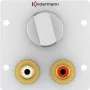 Pistikupesa 2 x RCA Kindermann 7444000518