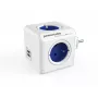 Allocacoc PowerCube Original USB (E) pikendusjuhe 4 AC-pistikupesaga, sinine, valge