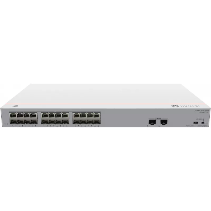 HUAWEI eKit S110 seeria S110-24LP2SR haldamata L2 Gigabit Ethernet (10/100/1000) Power over Ethernet (PoE) 1U hall