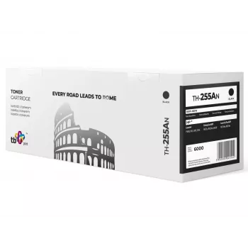 Toner TB Ühilduv HP CE255A 100% uus, Must