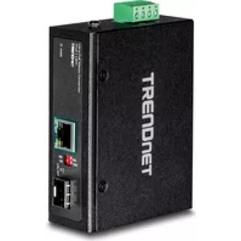 TRENDnet TI-UF11SFP - Meediakonverter - GigE - 10Base-T, 100Base-TX, 1000Base-T - RJ-45 / SFP (mini-GBIC) - kuni 40 km