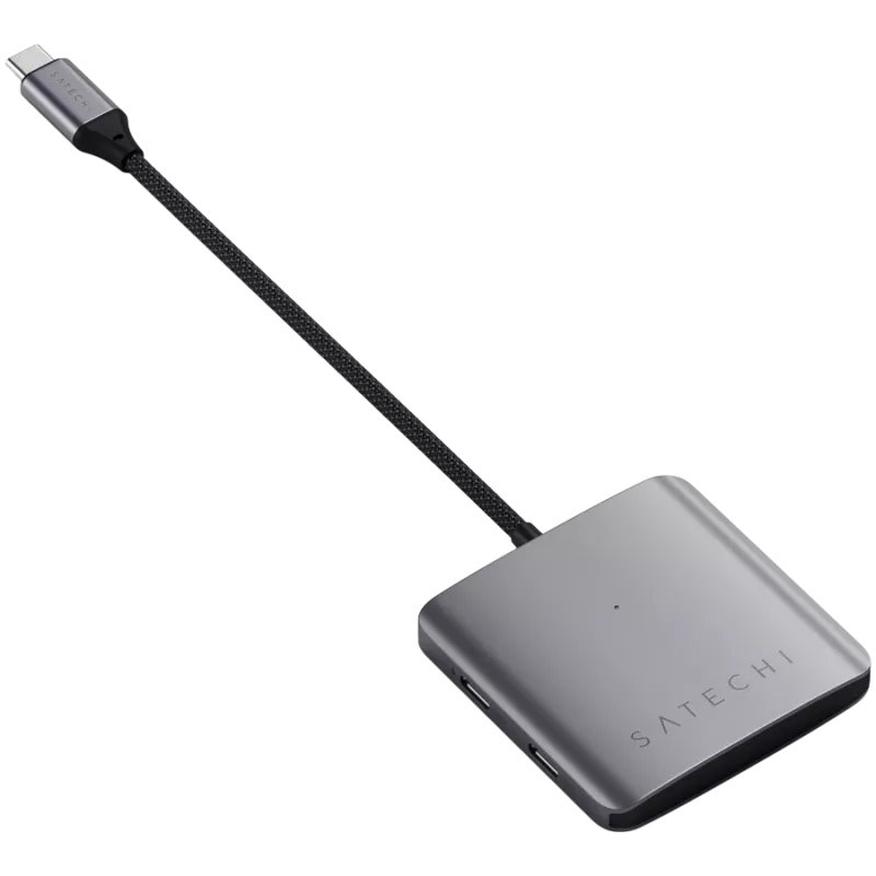 Satechi USB-jaotur toiteedastusega, 4x USB-C 3.2
