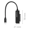 QOLTEC SATA adapter 52269 2,5-tollise draivi jaoks USB-C-le, toetab kuni 2TB
