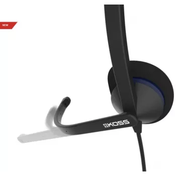 Koss | Kõrvaklapid | CS195 USB | Juhtmega | Pealekantavad | Mikrofon | Must