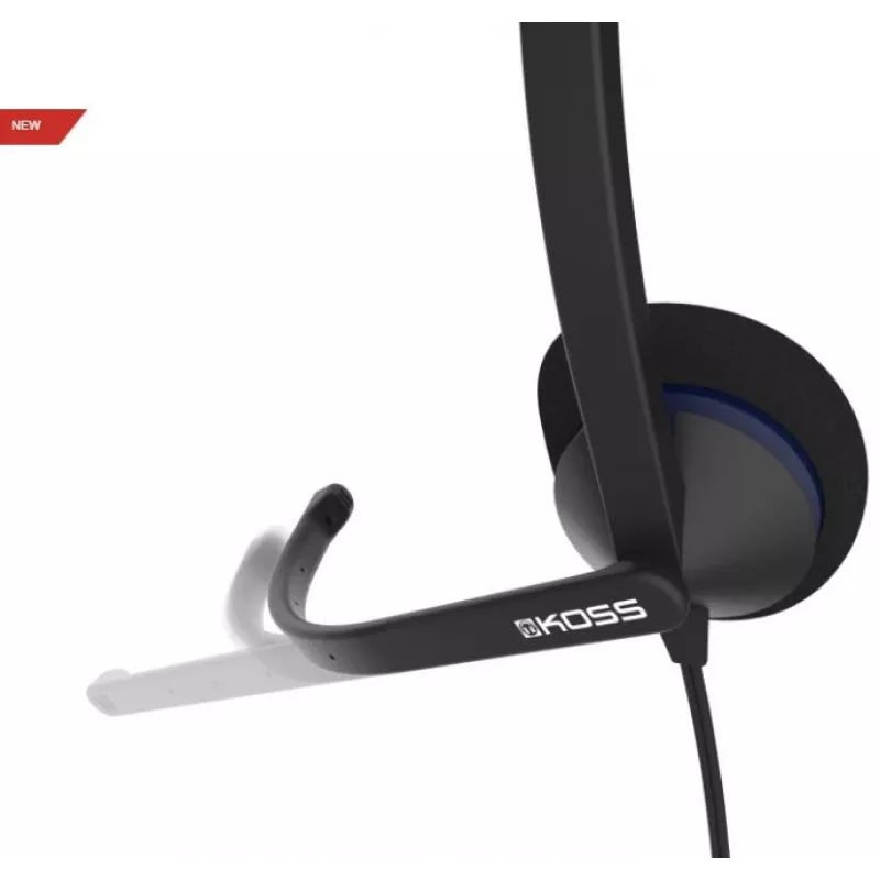 Koss | Kõrvaklapid | CS195 USB | Juhtmega | Pealekantavad | Mikrofon | Must